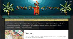 Desktop Screenshot of hindutempleaz.org